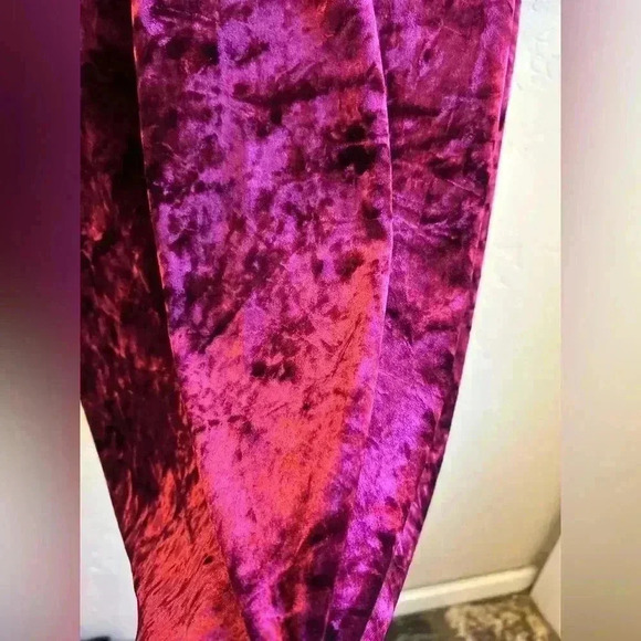 Eliza J crushed velvet bell sleeve Whimsigoth shift dress  6 Fairycore romantic - Picture 5 of 9